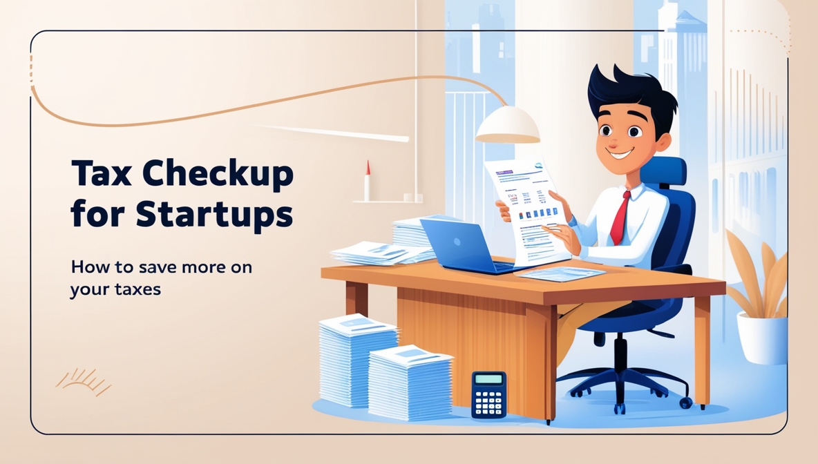 Tax Checkup for Startups: How to Save More on Your Taxes