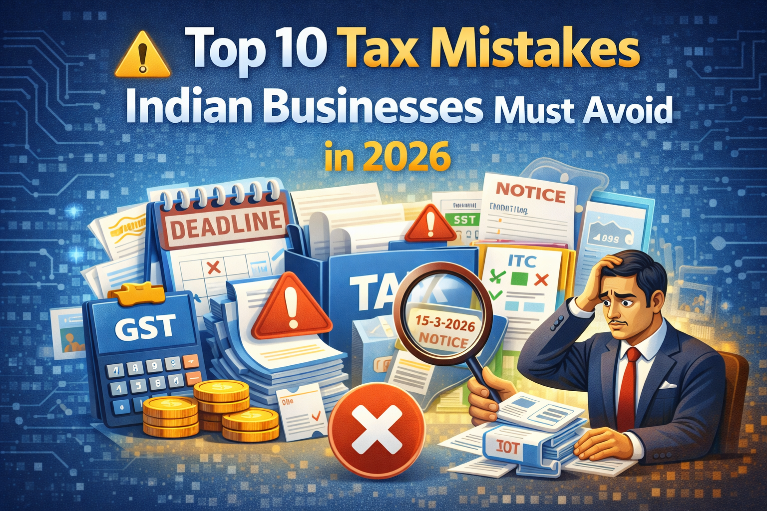 Top 10 Tax Mistakes Indian Businesses Must Avoid in 2026